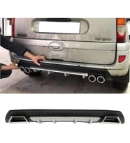 Renault Kangoo Gri Difüzör Çiftli Kare Egzoz Görünümlü D Tip Difizör