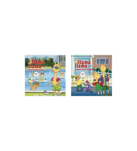 Llama Llama Yüzmeyi Öğreniyor + Llama Llama Anneler Günü Hediyesi- 2 Kitap Set - Iş Bankası Özel Set