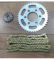 Rks Srk 125 S -Srk 125 R Performans Zincir Dişli Seti Oringli Gold Zincir Supermoto