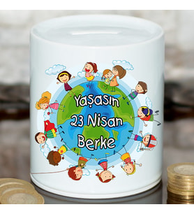 23 Nisan Hediyesi - İsimli Çocuk Kumbarası