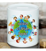 23 Nisan Hediyesi - İsimli Çocuk Kumbarası
