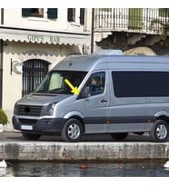 VW Crafter 2006-2016 Sol Dış Dikiz Aynası Ön Kapağı Üçgen 2E0857567