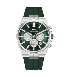 SLAZENGER SL.09.2651.2.375 YEŞİL SİLİKON KORDON ERKEK KOL SAATİ