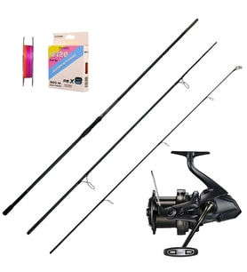 Shimano SpeedMaster 14000XTD - Prologıc C1 390cm 3.5LBS Sazan Olta Seti