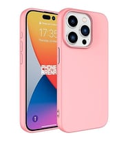 Coverzone iPhone 15 Pro Max ?le Uyumlu K?l?f Z-Mara Lansman Vieri Tam Koruma Arka Kapak Kamera Koruma �?k?nt?l? P�r�zs�z Y�zey Pembe A�?k