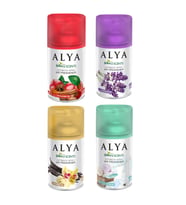 Nature's Scents Cool Linen-Vanilla-Apple &Cinnamon-Lavender Oda Kokusu Yedek Makine Spreyi  4x250 m