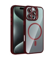 Joko Apple İphone 16 Pro Remim Lensli Magsafe Standlı Kapak - Bordo