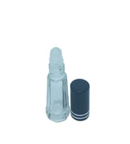 BOŞ PARFÜM ŞİŞESİ 3 ML (5 ADET) SİYAH KAPAKLI ROLL-ON BOŞ ŞİŞE