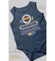 Babaya Özel Sıfır Kollu Bebek Zıbını %100 Pamuk