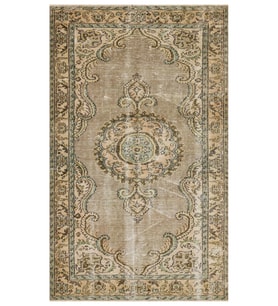 Benzersiz El Yapımı Eskitme Halı 150x241 cm 10122