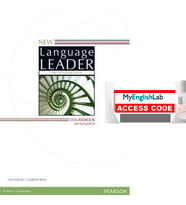 NEW Language Leader Pre-intermediate Coursebook with Myenglishlab  (Online Access Code lu)