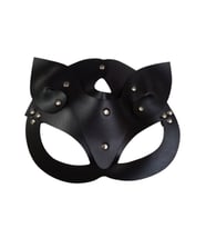 Deri Bunny Maske (K.Siyah)