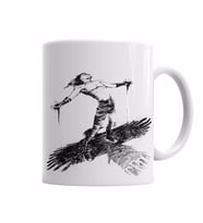 The Crow Freedom    Kupa Bardak Porselen