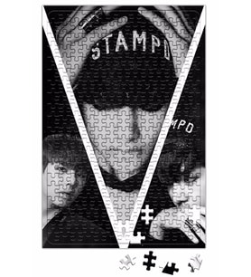 BTS Bangtan Sonyeondan Dark Kim Taehyung Puzzle 240 Parça