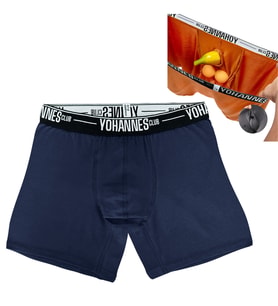 Yohannes Club, Erkek Özel Anatomik Pamuklu Boxer, Renk Seçenekli, Tekli Paket (Lacivert)