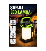 Şarjlı Dokunmatik LED Lamba – 3 Kademeli Parlaklık ve Taşınabilir Tasarım