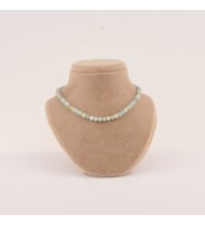 Akuamarin Doğaltaş Kolye 6 mm, M015