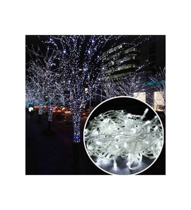 10 METRE 100 LED BEYAZ LED IŞIK YILBAŞI AĞACI IŞIĞI 220 VOLT BEYAZ IŞIK NOEL IŞIĞI YILBAŞI IŞIKLARI
