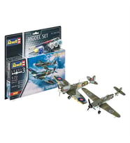 Revell Maket Seti Combat Set Bf109G-10-Spitfire Mk.V 63710