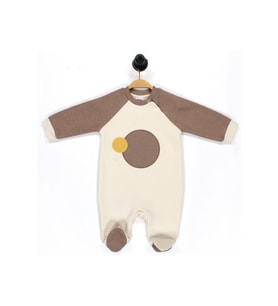 Reglan Kol 3 İplik Patikli Bebek Tulum