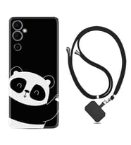 Tecno Pova Neo 2 Kılıf Silikon Boyun Askılı İpli Desenli Silikon Bay Bay Panda 1784
