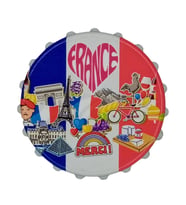 Fransa Temalı Magnet Kapak Açacak (Karışık)