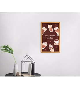BK Home Coffee Tasarımlı Dekoratif Retro Ahşap Tablo-31
