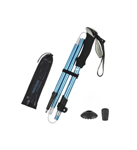 HyMark Trekking Hafif Katlanabilir 105-125cm Dağcı Doğa Kamp Yürüyüş Tırmanma Batonu