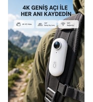 4K Full HD Spor Kamerası 360° Klips ve WiFi Özellikli