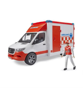 Bruder Mercedes Benz Sprinter Sirenli Ambulans Ve Ekibi BR02676