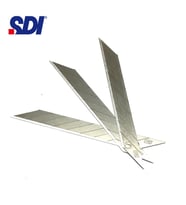 SDI 1361 Çelik Maket Bıçağı Falçata Ucu Yedeği 9mm 30 Derece Küçük 10'lu