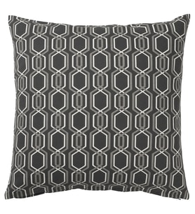 IKEA JÄTTEPOPPEL koyu gri-beyaz 50x50 cm kırlent kılıfı