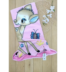 Kız Bebek Polar Battaniye STL4776 (Pembe)