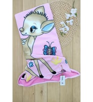 Kız Bebek Polar Battaniye STL4776 (Pembe)