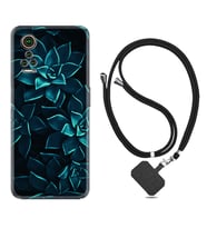 General Mobile GM 21 Pro GM 22 Pro Plus Kılıf Boyun Askılı Silikon Mistik Çiçekler 1650