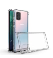 Ceponya Samsung Galaxy A51 Köşeleri Airbagli Anti Şok Şeffaf Kılıf