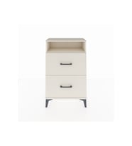 Arges Komodin Tek Raflı 2 Çekmeceli 60x30x96 Aytaşı-Aytaşı