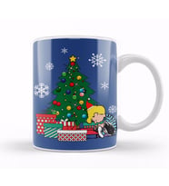 Schroeder Peanuts Around The Christmas Tree Kupa Bardak Porselen