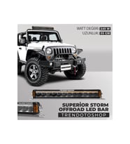 Superior Storm 55 Cm 240w Amber Beyaz 4 Modlu Off Road Led Bar
