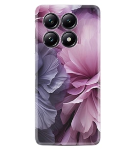 Xiaomi 14T Pro Kılıf Boutique Baskılı Resimli Çiçek Mor Pcode -028