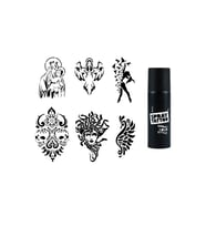Felsefe ve Mitoloji Spray Tattoo İle Geçici Dövme Yapma Seti