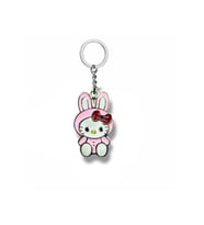 Tavşan Kostümlü Hello Kitty Figürlü Anahtarlık – Sevimli Sanrio Aksesuar