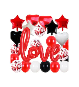 Çıtıpıtıstore Kırmızı Özel Konsept Balon Set