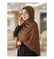 Moda Safir Şal Koyu Kahve