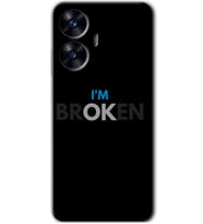 Realme C55 Kılıf HD Desen Baskılı Kılıf - Im Broken