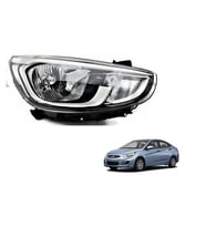 Hyundai Blue 2015-2017 Far Lambası Ön Far Sağ Beyaz Kaşlı Far Sağ