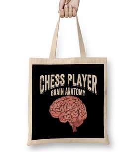 Chess Brain Anatomy Of A Chess Player 01 Bez Çanta Uzun Saplı