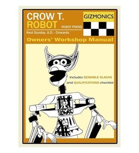 Crow T. Robot Kullanım Kılavuzu Tablo Ahşap Poster Dekoratif
