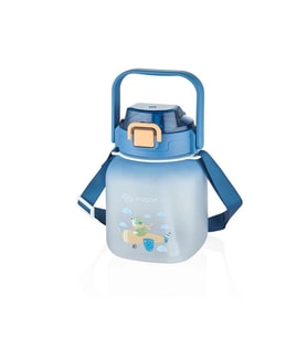 VAGONLİFE VGN2275-T SOFT TOUCH EL TUTMA ASKILI PİPETLİ MATARA 1100ML MAVİ