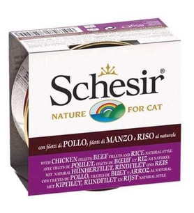 Schesir Tavuklu, Sigir Ve Pirinçli Yetiskin Kedi Yas Mamasi 85gr